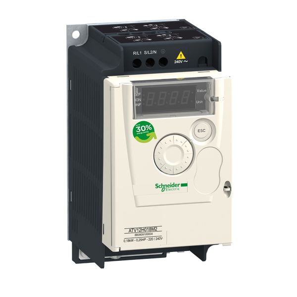 variable speed drive ATV12 - 0.37kW - 0.55hp - 100..120V - 1ph - with heat sink image 3