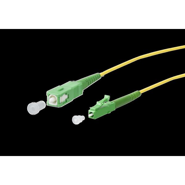 OpDAT patch cord SC-S APC/LC-S APC OS2, 15.0 m image 2