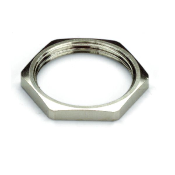 Locknut for cable gland (metal), SKMU SS (stainless steel locknut), M  image 1