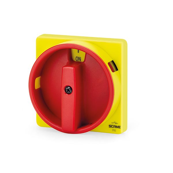 EMERGENCY SWITCH Q67MM RED/YELLOW image 1