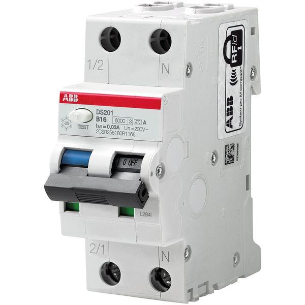 DS201 C25 APR30 Residual Current Circuit Breaker with Overcurrent Protection image 1