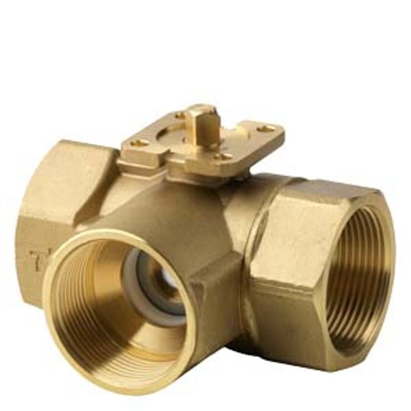 VBI61.25-10 - 3-port ball valve, internal thread, PN40, DN25, kvs 10 image 1