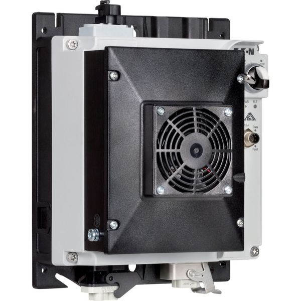 Speed controllers, 8.5 A, 4 kW, Sensor input 4, 230/277 V AC, AS-Interface®, S-7.4 for 31 modules, HAN Q4/2, with manual override switch, with fan image 11