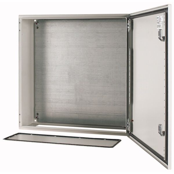 Wall enclosure with mounting plate, HxWxD=600x600x200mm image 3