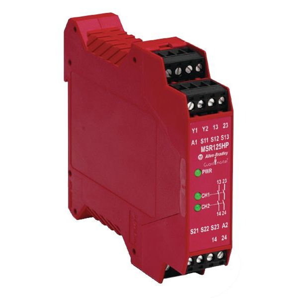 Relay, Specialty Safety, 2 Hand Control, 24VDC, Automatic Reset image 1