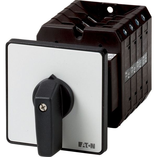 On-Off switch, 6 pole + 1 N/O + 1 N/C, 63 A, 90 °, rear mounting image 3