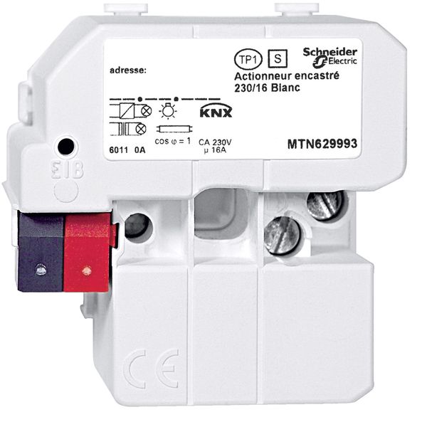 Switch actuator, flush-mounted/230/16, polar white image 4