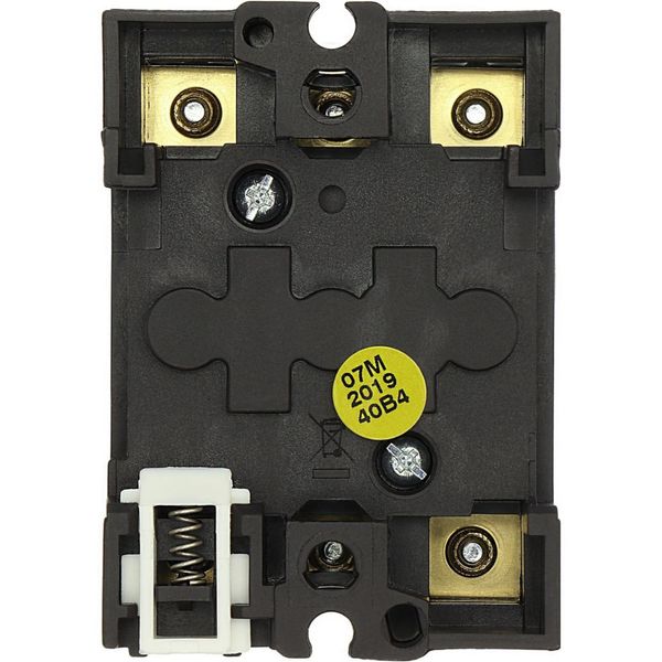 Main switch, P1, 32 A, rear mounting, 3 pole, STOP function, With black rotary handle and locking ring, Lockable in the 0 (Off) position image 30
