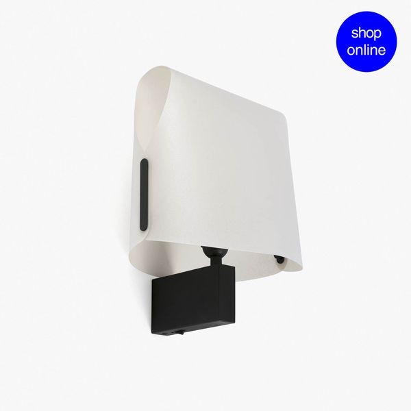 LUANG WALL LAMP BLACK-CAMEL 1XE27 image 1