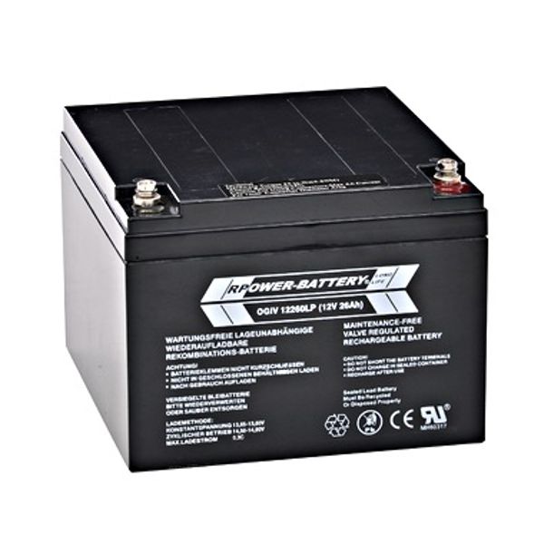 Battery RPower OGiV longlife up to 12 years 12V/26Ah (C20) image 1