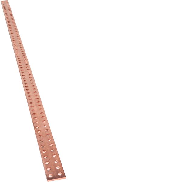 Copper rail quadro 50x5 L1750 mm image 1