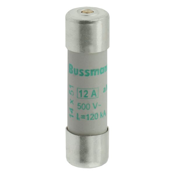 Fuse-link, LV, 12 A, AC 500 V, 14 x 51 mm, aM, IEC, with striker image 7