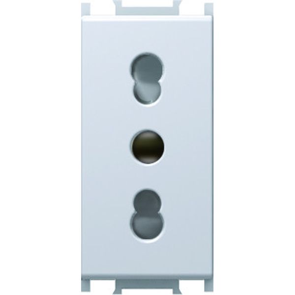 SOCKET ITALIAN P17/11+KS 2P+E 16A 250V~ 1M PW 4317689 image 1