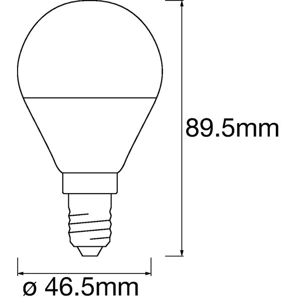SMART+ WiFi Mini Bulb Dimmable 40 4.9 W/2700 K E14 image 3