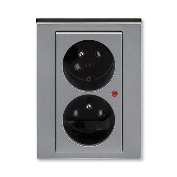 5593H-C02357 69 Double socket outlet with earthing pins and surge protection ; 5593H-C02357 69 image 2