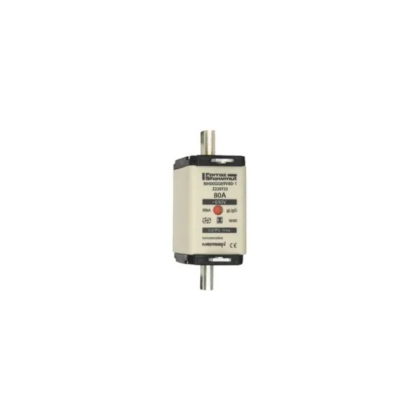 Fuse-link NH00 gG 690VAC 80A isolated tags Double indicator image 2