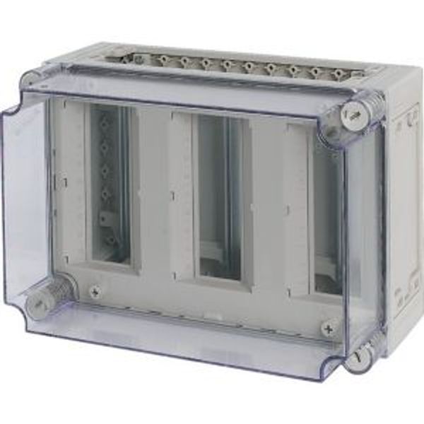 MCB enclosure, IP65, mounting rail vertical, HxWxD=250x375x225mm image 2