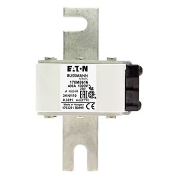 Fuse-link, high speed, 550 A, AC 1000 V, DIN 3, 74 x 92 x 138 mm, aR, DIN, IEC, single indicator image 8