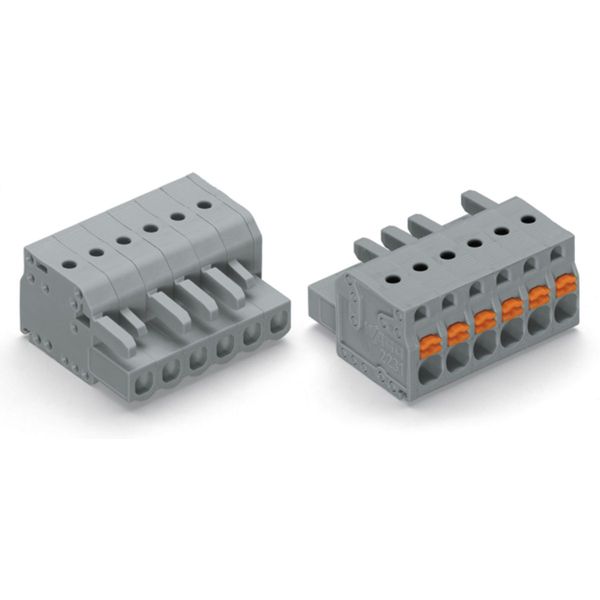 2231-118/102-000 1-conductor female connector; push-button; Push-in CAGE CLAMP® image 3