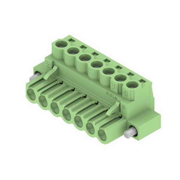 PCB plug-in connector (wire connection), 5.08 mm, Number of poles: 7,  image 3