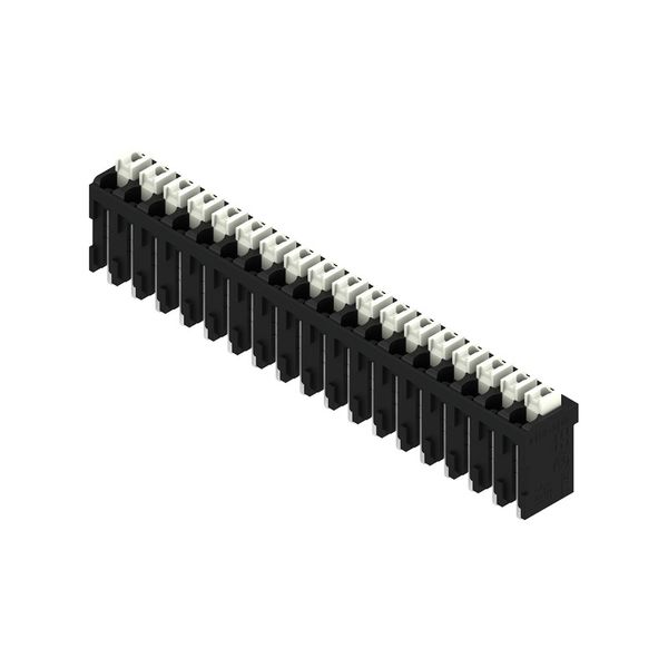 PCB terminal, 3.81 mm, Number of poles: 18, Conductor outlet direction image 2
