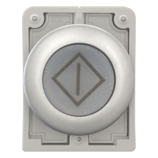Illuminated pushbutton actuator, RMQ-Titan, Flat, momentary, White, inscribed, Metal bezel image 9