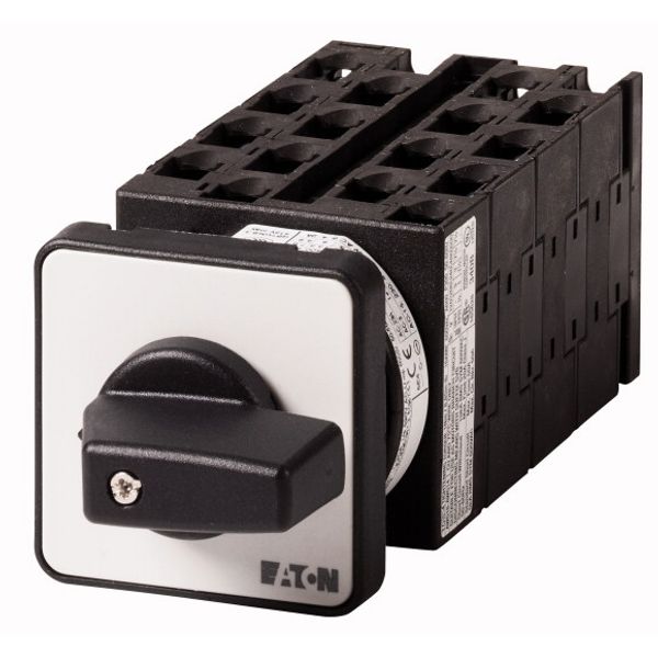 Step switches, T0, 20 A, flush mounting, 8 contact unit(s), Contacts: 16, 45 °, maintained, Without 0 (Off) position, 1-8, Design number 15142 image 1