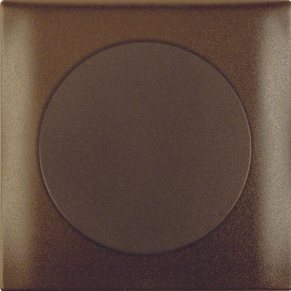 Rotary Potentiometer 1-10V with Setting Knob and Frame, Soft Lock, Bro image 1