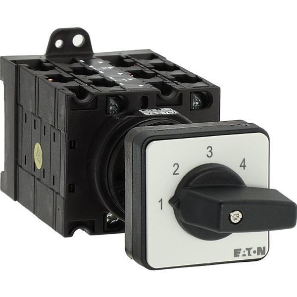 Step switches, T3, 32 A, rear mounting, 5 contact unit(s), Contacts: 10, 45 °, maintained, Without 0 (Off) position, 1-5, Design number 15139 image 8