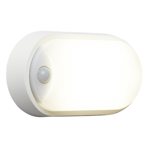 Helder CCT Oval Bulkhead White PIR image 3