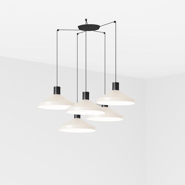 KOMBO BEIGE PENDANT LAMP ø400 1X E27 5L image 1