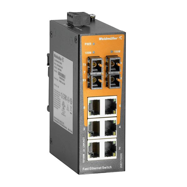 Network switch (unmanaged), unmanaged, Fast Ethernet, Number of ports: image 1