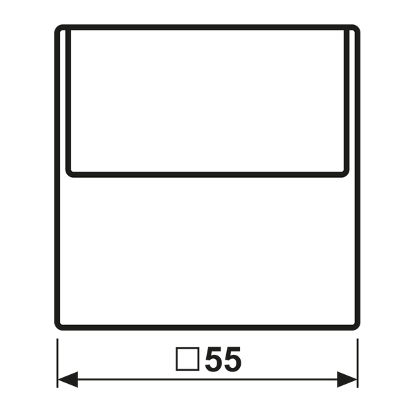 Key card holder f. push-button insert A590CARDWWM image 3