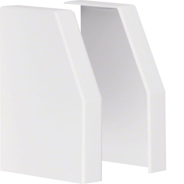 endcap pair overlapping for spreader box trunking 150x110mm pure white image 1
