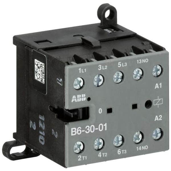 B6-30-01-84 Mini Contactor 110 ... 127 V AC - 3 NO - 0 NC - Screw Terminals image 2