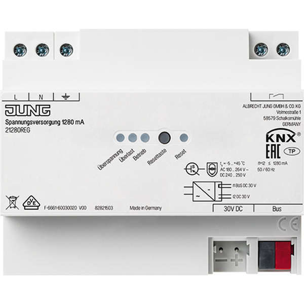 Current source KNX power supply, 1280 mA image 3