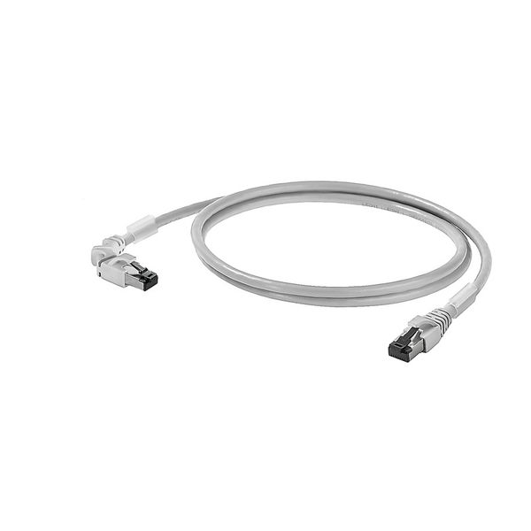 Ethernet Patchcable, RJ45 IP 20, RJ45 IP 20, Angled 90° left, Number o image 1