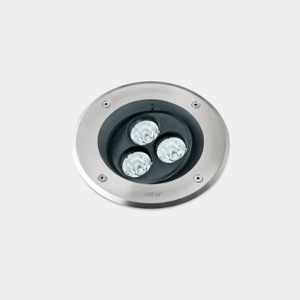 Recessed uplighting IP66-IP67 Gea Power LED Pro Ø185mm Efficiency LED 6.3W LED warm-white 3000K ON-OFF AISI 316 stainless steel 670lm image 1