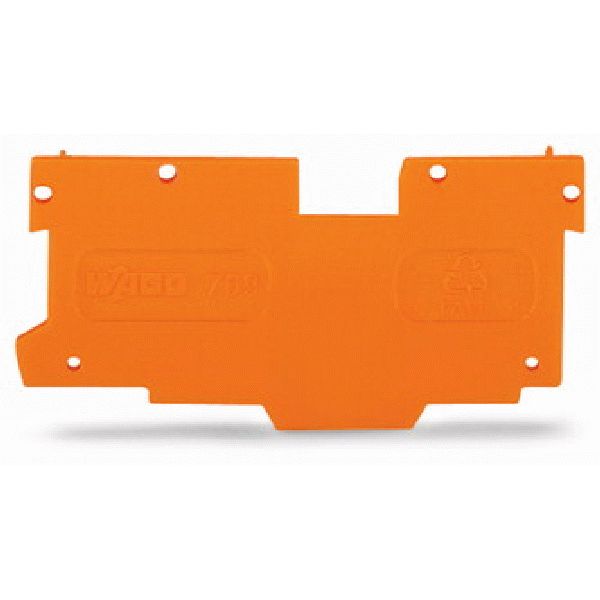 End and intermediate plate 1.1 mm thick orange image 2