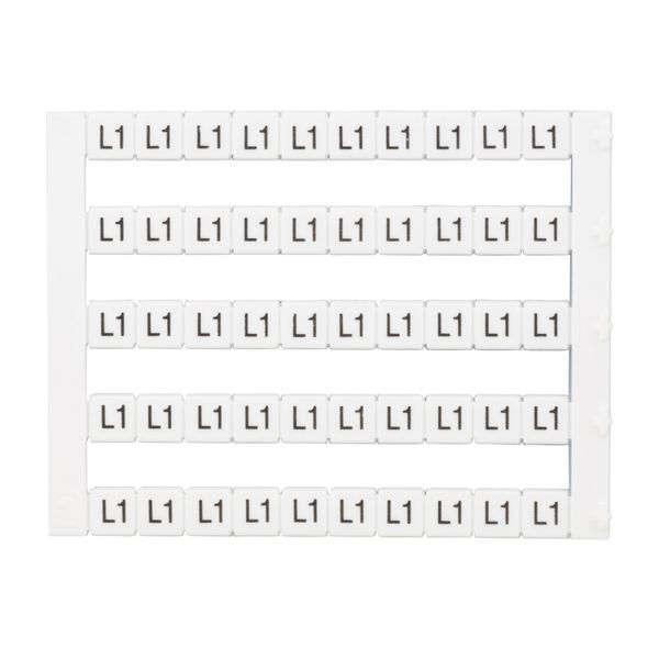 Marking tags Dekafix DY 5 printed with "L1" (50 times) image 1