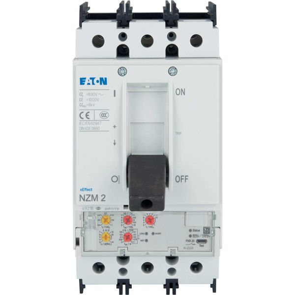 NZM2 PXR20 circuit breaker, 250A, 3p, Screw terminal, UL/CSA image 8