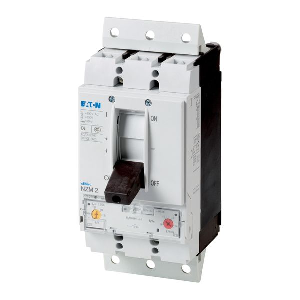 Circuit-breaker, 3p, 125A, plug-in module image 2