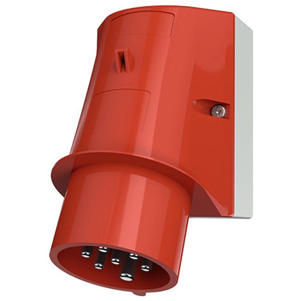 Wall mounted inlet, 32A7p6h400V, IP44 image 2