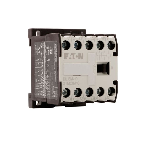 Contactor, 220 V 50/60 Hz, 3 pole, 380 V 400 V, 4 kW, Contacts N/O = Normally open= 1 N/O, Screw terminals, AC operation image 16