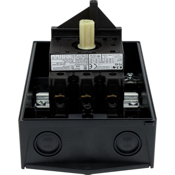 On-Off switch, P3, 63 A, surface mounting, 3 pole, Emergency switching image 14