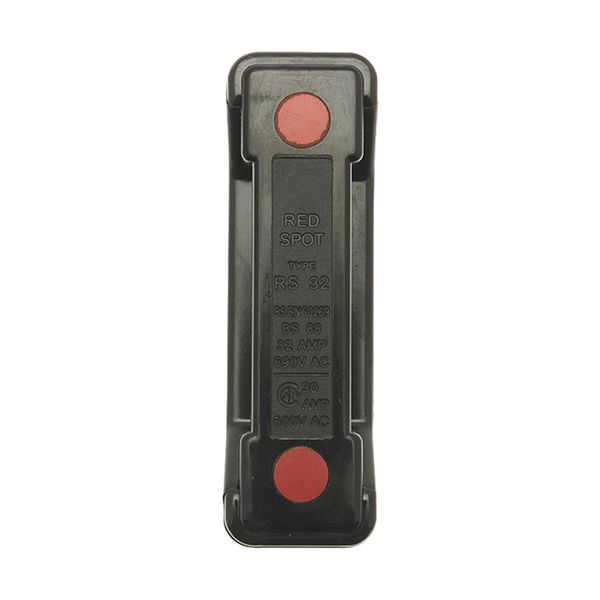 Fuse-holder, LV, 32 A, AC 690 V, BS88/A2, 1P, BS, front connected, black image 10