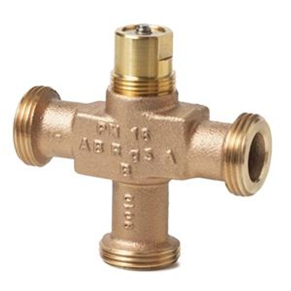 VXG44.15-1.6 - 3-port seat valve, external thread, PN16, DN15, kvs 1.6 image 1