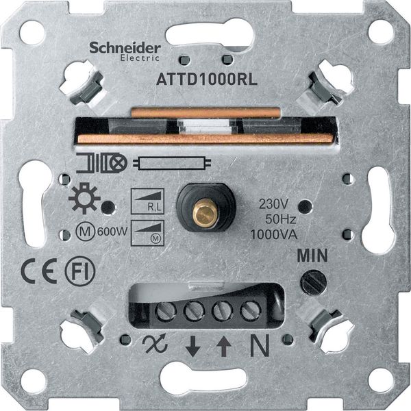 Rotary dimmer insert for inductive load, 60-1000 VA image 1