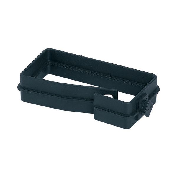 Cable routing shackle of plastic 75x35mm, black image 3