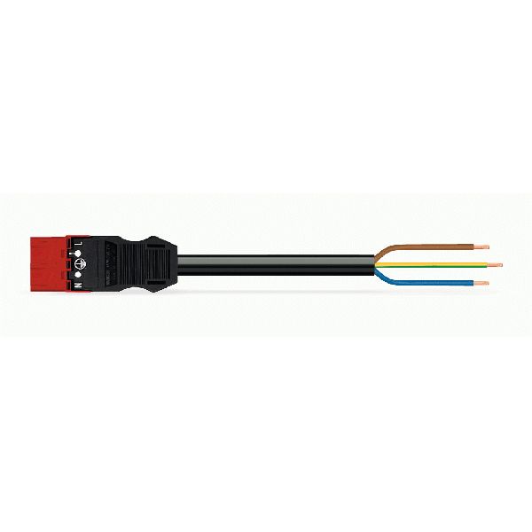 pre-assembled connecting cable Eca Plug/open-ended red image 5